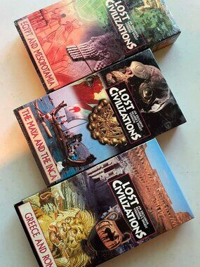 Reader's Digest Lost Civilizations 3 Volume  VHS Documentary Set Egypt Rome Maya